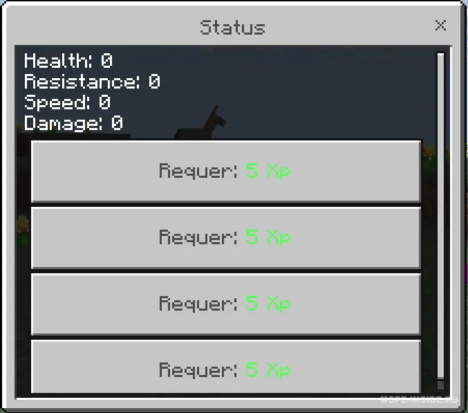 Ko'proq status — Minecraft mod, rasm 1