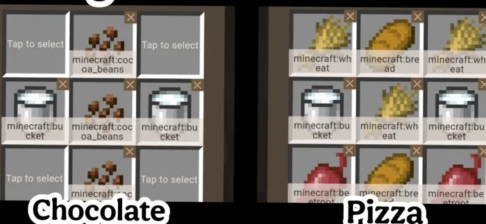 Ovqat + — Minecraft mod, rasm 1