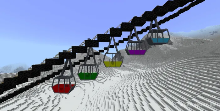 Tog' chang'isi ko'targichlari — Minecraft mod, rasm 2