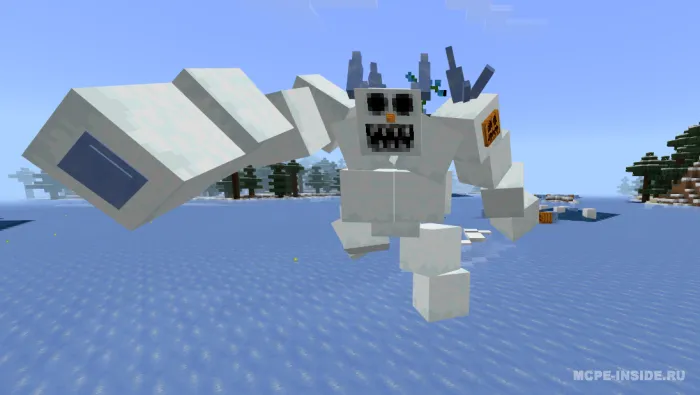 Qarg'ish tekkan qor monsteri — Minecraft mod, rasm 4
