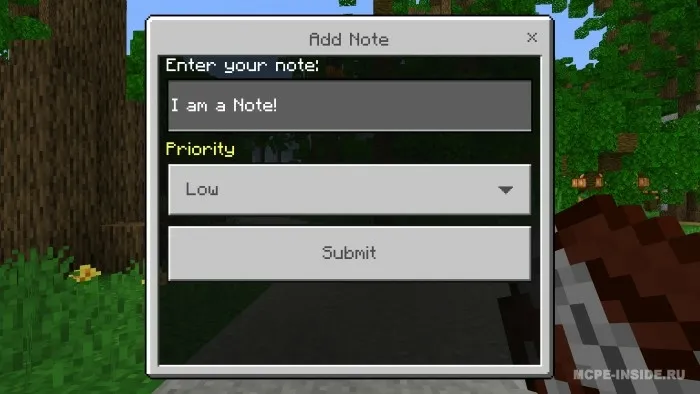 Eslatmalar — Minecraft mod, rasm 4