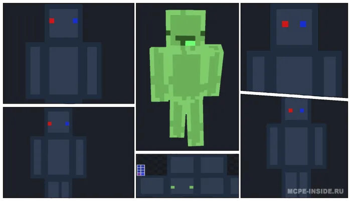 Dinamik ko'zlar — Minecraft mod, rasm 1