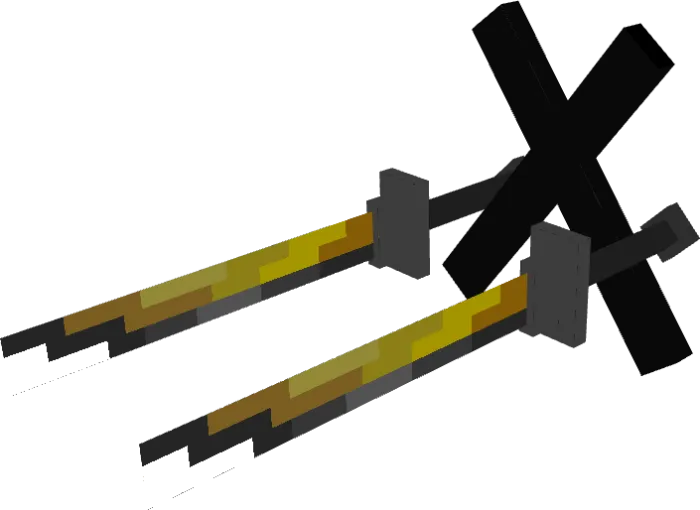 Yanada ko'proq 3D qilichlar — Minecraft mod, rasm 2