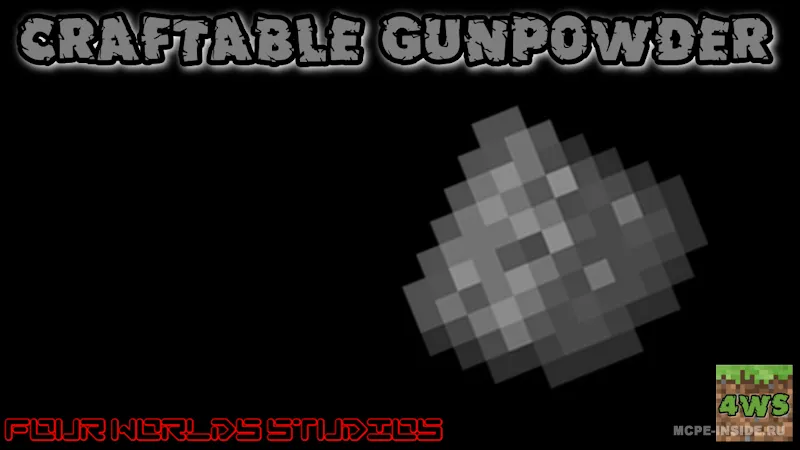 Yasaladigan porox — Minecraft mod, rasm 1