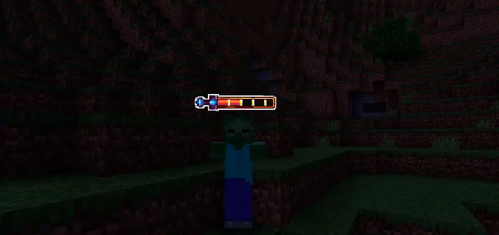 RPG shikastlanish indikatori — Minecraft mod, rasm 1