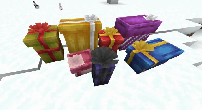 Bayram bezaklari — Minecraft mod, rasm 1
