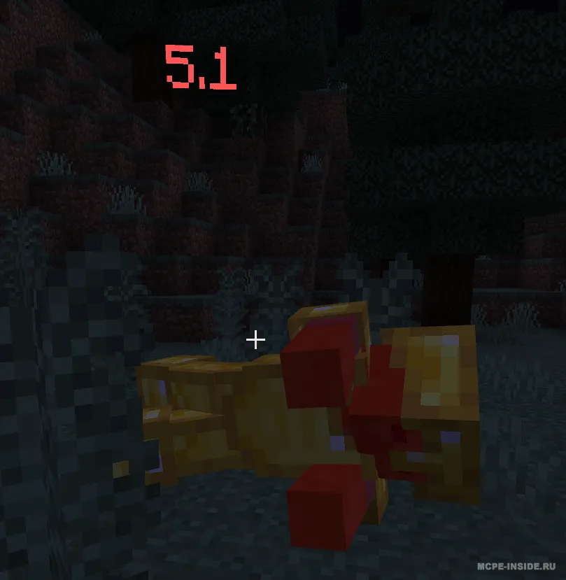 Zarar indikatori — Minecraft mod, rasm 1