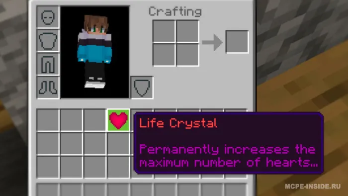 Hayot kristallari — Minecraft mod, rasm 1