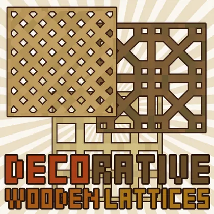 Decorative Wooden Lattices — Minecraft mod, rasm 1