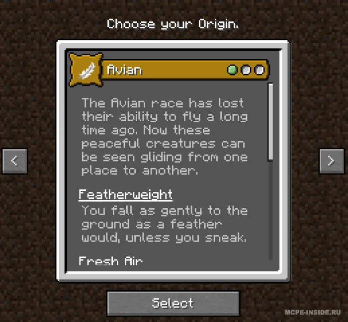 Origins — Minecraft mod, rasm 2
