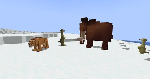 Muz davri — Minecraft mod, rasm 1