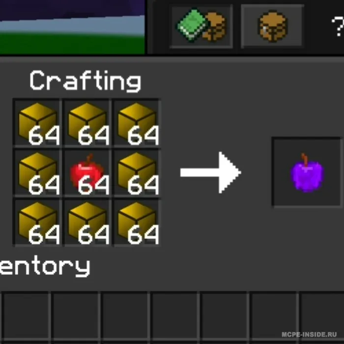 Sehrlangan olma — Minecraft mod, rasm 2