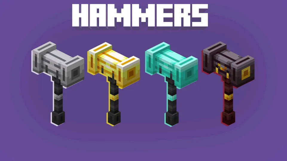 Crysis Hammers — Minecraft mod, rasm 2