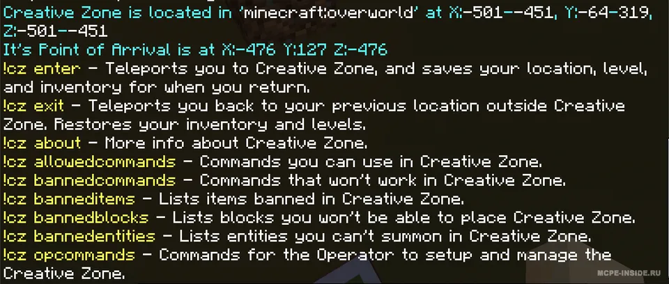 Ijodiy zona — Minecraft mod, rasm 3