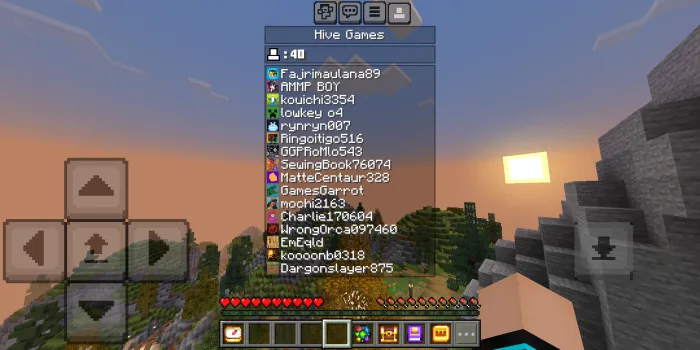 O'yinchilar ro'yxati — Minecraft mod, rasm 1