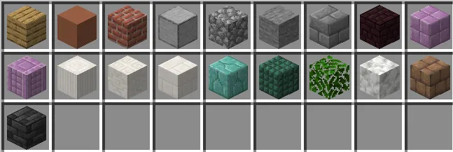Rangli bloklar — Minecraft mod, rasm 1