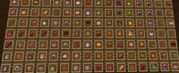 Tasodifiy ovqat — Minecraft mod, rasm 1