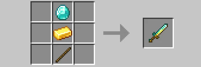Qotishmadan yasalgan qilichlar — Minecraft mod, rasm 3