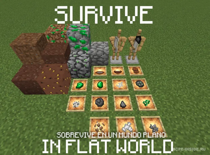 Tekis dunyo — Minecraft mod, rasm 3