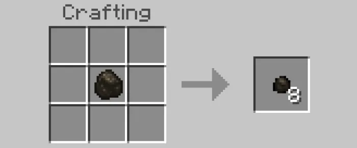 Kichik ko'mir — Minecraft mod, rasm 2