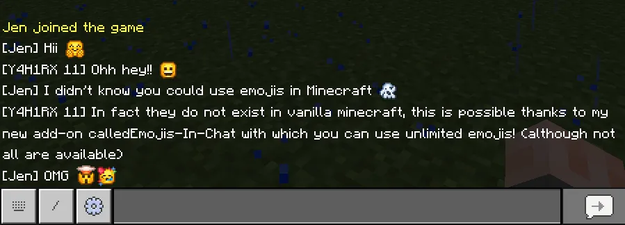 Chatdagi emojilar — Minecraft mod, rasm 3