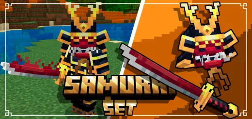 Samuraylar to'plami — Minecraft mod, rasm 1