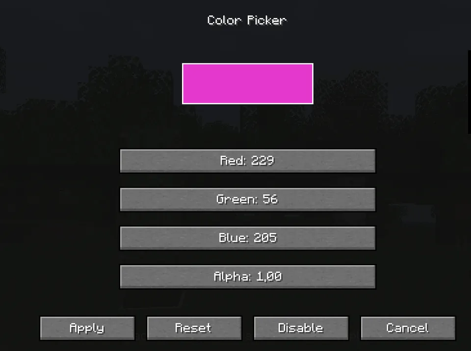 Inventory Color Changer — Minecraft mod, rasm 2