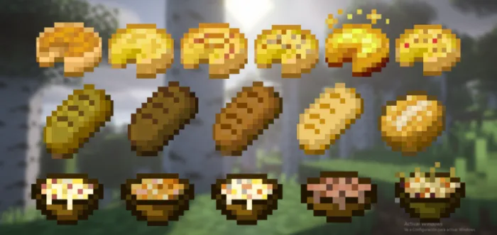 Ko'proq vanilli ovqat — Minecraft mod, rasm 1