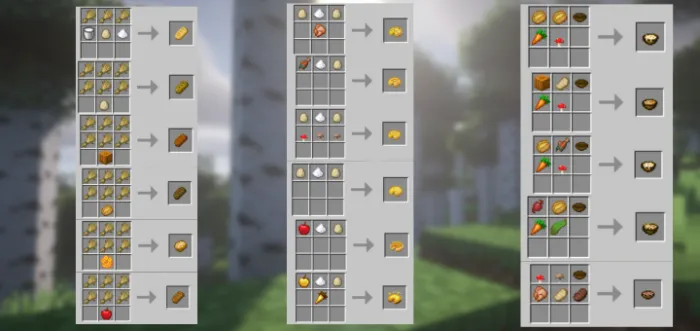 Ko'proq vanilli ovqat — Minecraft mod, rasm 2