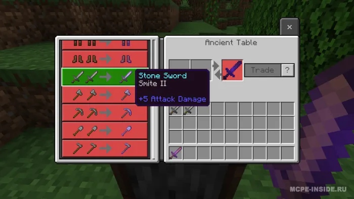 Qadimiy sehrgarlik stoli — Minecraft mod, rasm 2
