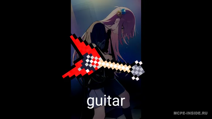 Gitara — Minecraft mod, rasm 1