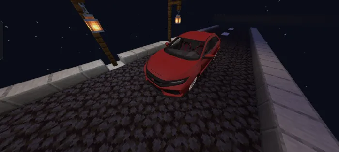 Honda Civic Type-R — Minecraft mod, rasm 1