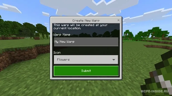 Lokatsiyada nuqtalar o'rnatish — Minecraft mod, rasm 2