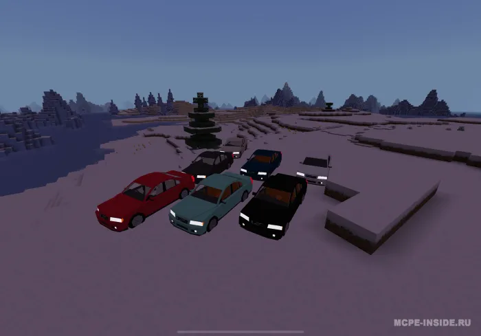 S60R avtomobili — Minecraft mod, rasm 4