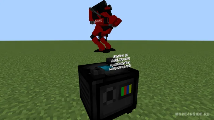 Spartalik robot — Minecraft mod, rasm 3