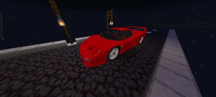 Ferrari F50 — Minecraft mod, rasm 1