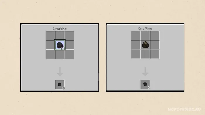 Koʻmir boʻlaklari — Minecraft mod, rasm 2