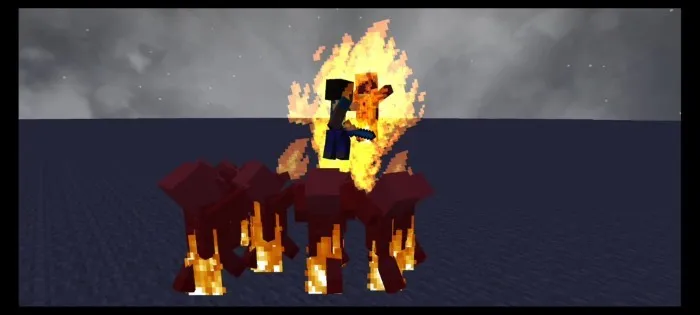 Bos Herobrine — Minecraft mod, rasm 1