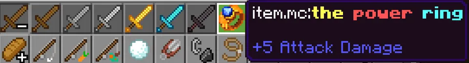 Superqobiliyat uzuklari — Minecraft mod, rasm 2