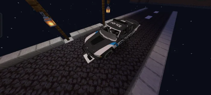 Politsiya Dodge Charger — Minecraft mod, rasm 2