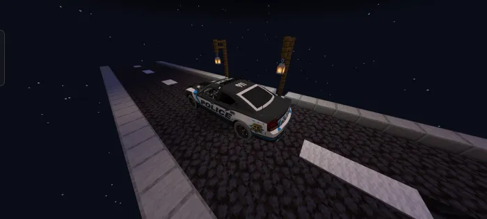 Politsiya Dodge Charger — Minecraft mod, rasm 3