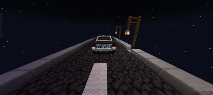 Politsiya Dodge Charger — Minecraft mod, rasm 4