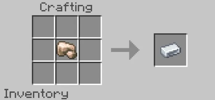 Oson temir olish — Minecraft mod, rasm 1
