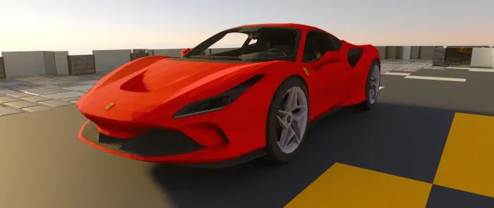Ferrari F8 Tributo — Minecraft mod, rasm 2