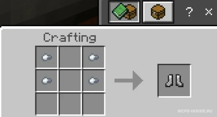 Yasaladigan zanjir sovut — Minecraft mod, rasm 1