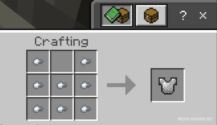 Yasaladigan zanjir sovut — Minecraft mod, rasm 4