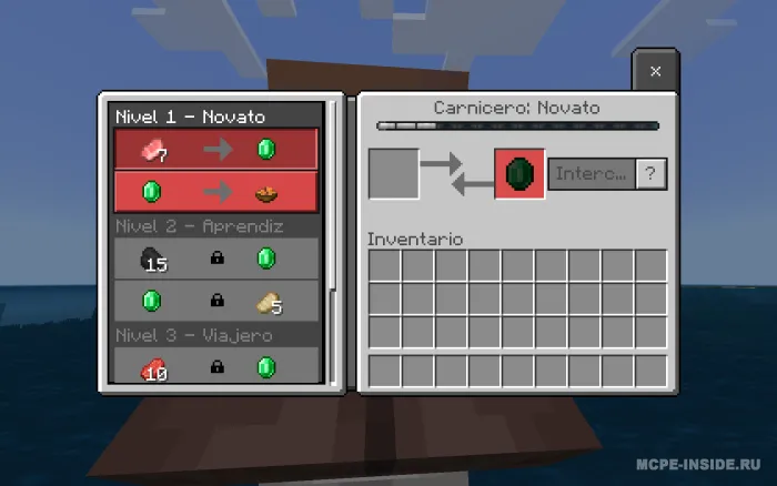 Ko'rinadigan bitimlar — Minecraft mod, rasm 1