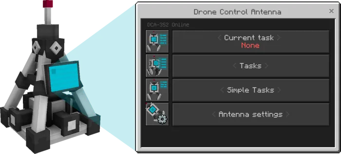 Universal dron — Minecraft mod, rasm 2