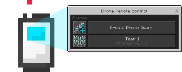 Universal dron — Minecraft mod, rasm 4
