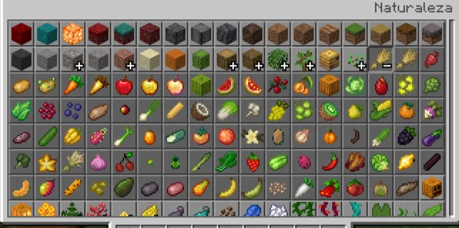 Mevalar va sabzavotlar — Minecraft mod, rasm 1